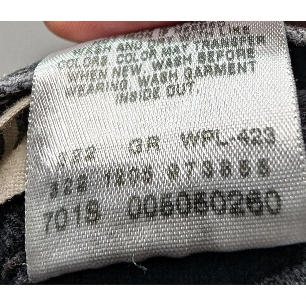 Levi's 505 Jeans Black Regular Fit Straight Leg Denim - 40x32